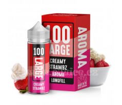 Příchuť Large Juice S&V: Creamy Strawbz (Jahody s krémem) 30ml