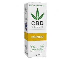 CBD Vape Liquid 10 ml  -  Mango 600mg (6%)