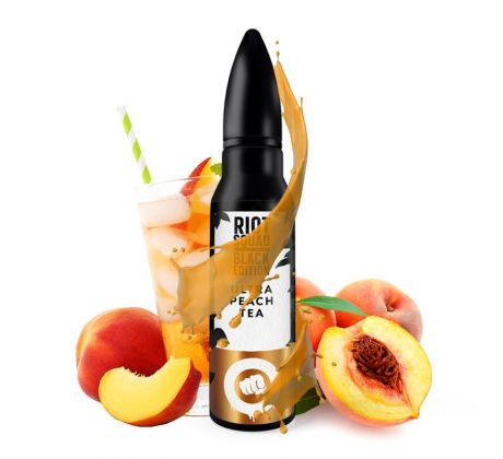 Příchuť Riot Squad Black Edition S&V: Ultra Peach Tea (Ledový broskvový čaj) 20ml