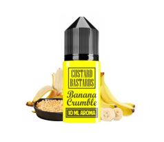 Příchuť Custard Bastards: Banana Crumble (Banán s pudinkem) 10ml