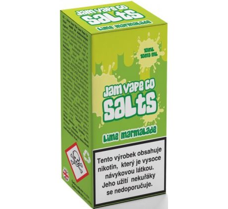 Liquid Juice Sauz SALT The Jam Vape Co Lime Marmalade 10ml - 10mg