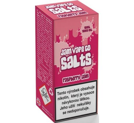 Liquid Juice Sauz SALT The Jam Vape Co Raspberry Jam 10ml - 20mg