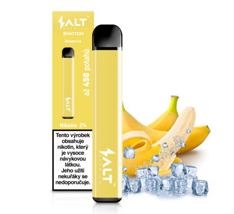 Elektronická cigareta: Salt SWITCH Disposable Pod Kit (Banana Ice)