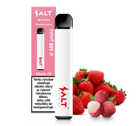 Elektronická cigareta: Salt SWITCH Disposable Pod Kit (Strawberry Lychee)