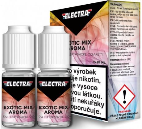  	 Liquid ELECTRA 2Pack Exotic Mix 2x10ml - 18mg (Mix exotického ovoce)