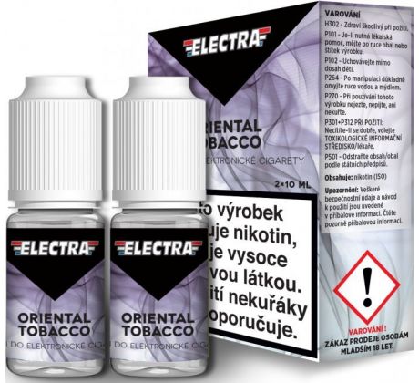 	 	 Liquid ELECTRA 2Pack Oriental Tobacco 2x10ml - 6mg