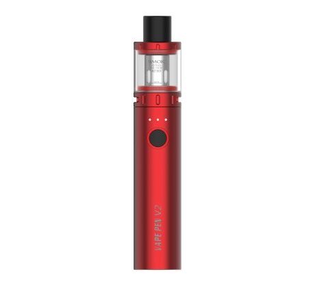 Smoktech Vape Pen V2 elektronická cigareta 1600mAh Red