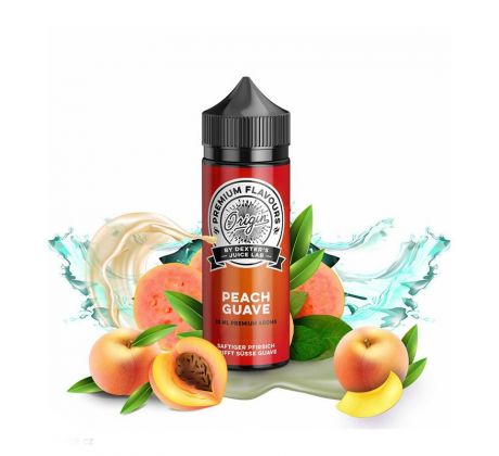 Příchuť Dexters Juice Lab - Origin S&V: Peach Guave (Broskev a guava) 10ml
