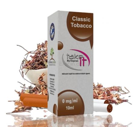 10 ml Take It - Classic Tobacco 0 mg/ml