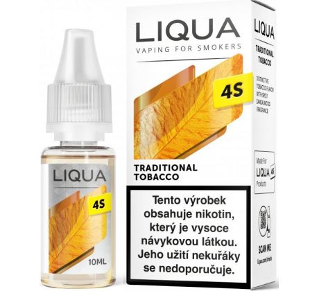 Liquid LIQUA CZ 4S Traditional Tobacco 10ml-20mg