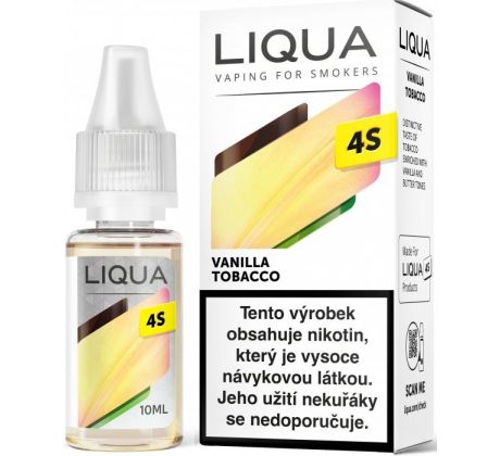 Liquid LIQUA CZ 4S Vanilla Tobacco 10ml-20mg