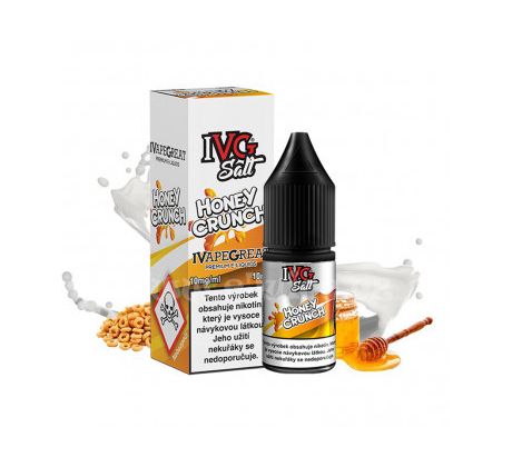 E-liquid IVG Salt 10ml / 10mg: Honey Crunch (Medové cereálie)