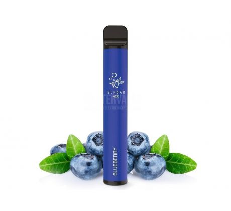 Elf Bar 600 - 20mg - Blueberry (Borůvka)