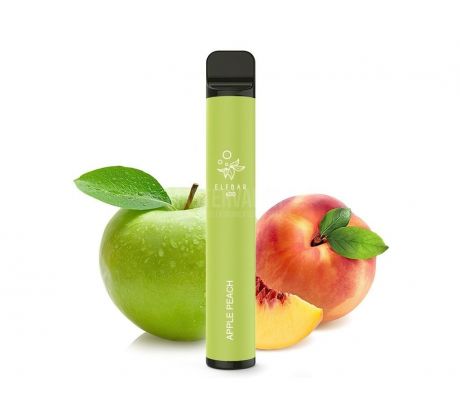 Elf Bar 600 - 20mg - Apple Peach (Jablko s broskví)