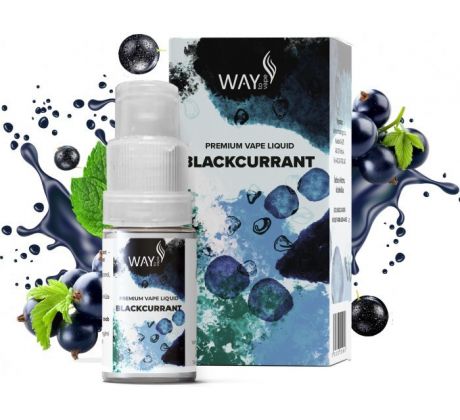 Liquid WAY to Vape Blackcurrant 10ml-18mg