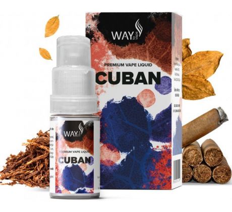 Liquid WAY to Vape Cuban 10ml-0mg