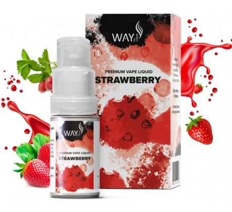 Liquid WAY to Vape Strawberry 10ml-0mg