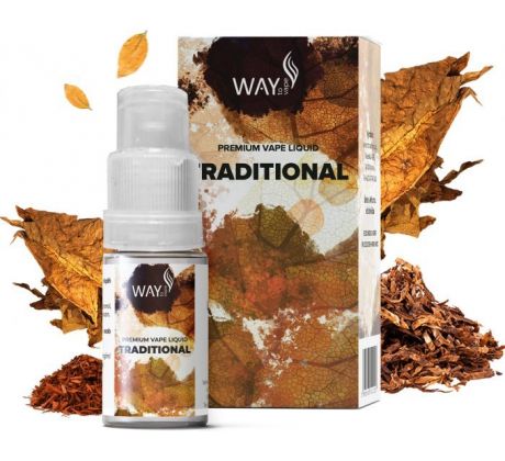 Liquid WAY to Vape Traditional 10ml-12mg