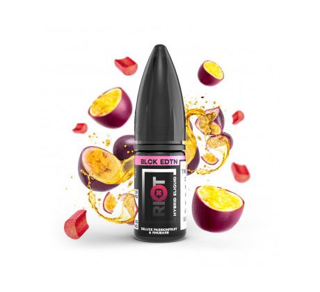 E-liquid Riot S:ALT 10ml / 10mg: Deluxe Passionfruit & Rhubarb (Marakuja s rebarborou)