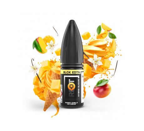 E-liquid Riot S:ALT 10ml / 10mg: Mango Vanilla Ice Cream (Mango s vanilkovou zmrzlinou)