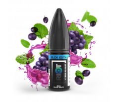 E-liquid Riot S:ALT 10ml / 10mg: Rich Black Grape (Hroznové víno s mátou)