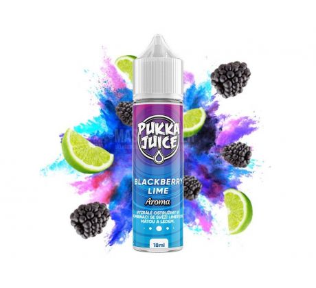 Pukka Juice - Shake & Vape - Blackberry Lime (Chladivá ostružina s citrusy) - 18ml