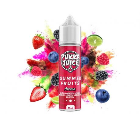 Pukka Juice - Shake & Vape - Summer Fruits (Bobulovitá směs s limetkou) - 18ml