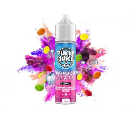 Pukka Juice - Shake & Vape - Rainbow Blaze (Ovocné bonbony s cooladou) - 18ml