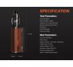 VOOPOO DRAG 4 177W Grip 5,5ml Full Kit Gun Metal Tropical Orange