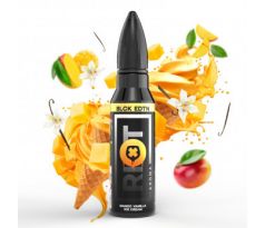 Příchuť Riot Squad BLCK EDTN S&V: Mango Vanilla Ice Cream (Mango s vanilkovou zmrzlinou) 20ml