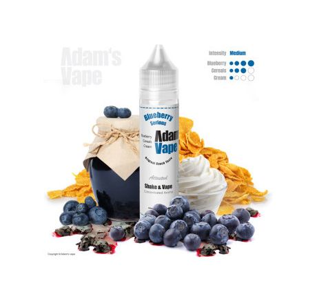 Příchuť Adams vape S&V: Blueberry Serious (Borůvkové cereálie s krémem) 12ml