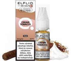 Liquid ELFLIQ Nic SALT Cream Tobacco 10ml - 20mg