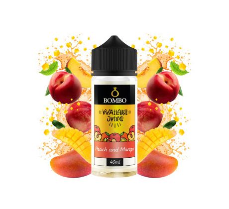 Příchuť Bombo Wailani Juice S&V: Peach and Mango (Broskev a mango) 40ml
