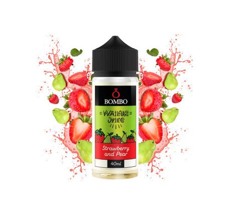 Příchuť Bombo Wailani Juice S&V: Strawberry and Pear (Jahoda s hruškou) 40ml