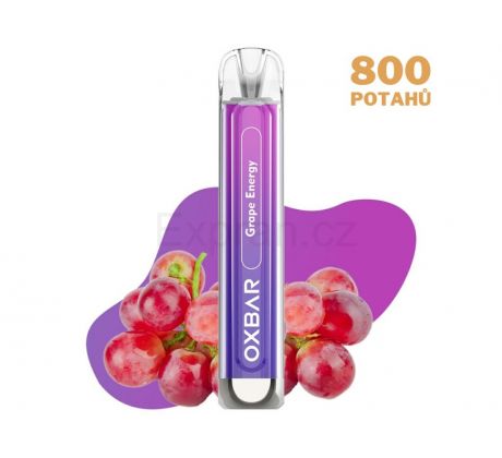 OXBAR C800 GRAPE DRINK elektronická cigareta, 800 potahů, 16mg nikotinu