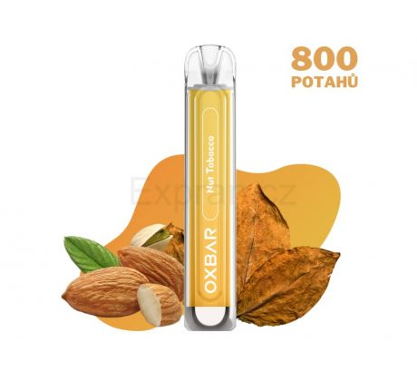 OXBAR C800 NUT TOBACCO elektronická cigareta, 800 potahů, 16mg nikotinu