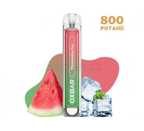 OXBAR C800 WATERMELON ICE elektronická cigareta, 800 potahů, 16mg nikotinu