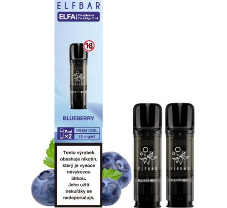 Elf Bar ELFA Pods cartridge 2Pack Blueberry 20mg