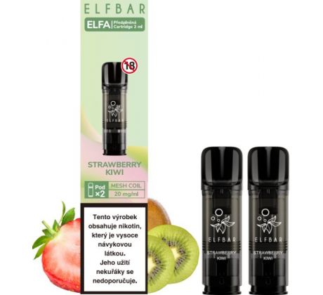 Elf Bar ELFA Pods cartridge 2Pack Strawberry Kiwi 20mg