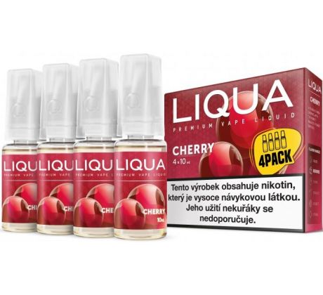 Liquid LIQUA Elements 4Pack Cherry 4x10ml-12mg (třešeň)