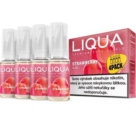 Liquid LIQUA Elements 4Pack Strawberry 4x10ml-12mg (Jahoda)