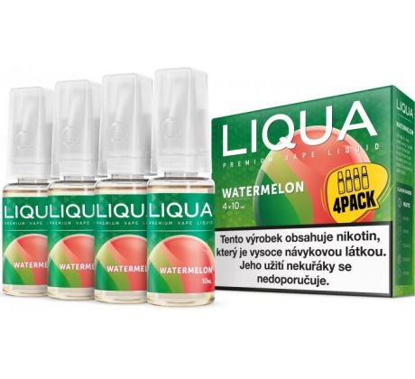 Liquid LIQUA Elements 4Pack Watermelon 4x10ml-12mg (Vodní meloun)