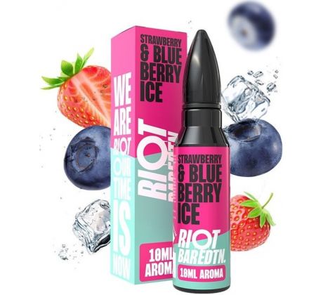 Příchuť Riot BAR EDTN S&V 10ml Strawberry & Blueberry Ice (Ledová jahoda & borůvka)