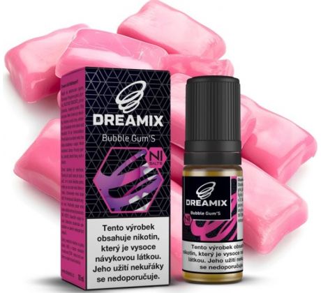 Liquid Dreamix SALT Žvýkačka (Bubblegum'S) 10ml - 10mg