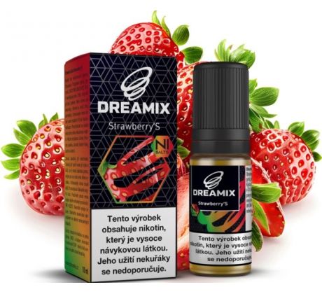 Liquid Dreamix SALT Jahoda (Strawberry'S) 10ml - 10mg