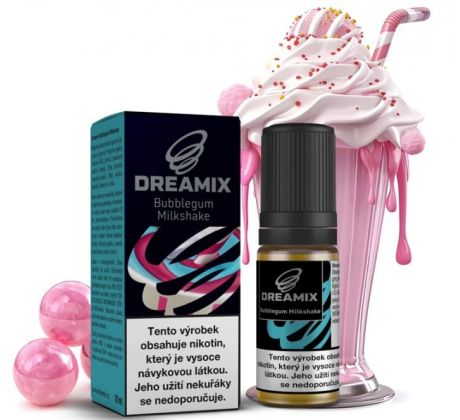 Liquid Dreamix - Žvýkačkový mléčný koktejl (Bubblegum Milkshake) 10ml - 18mg