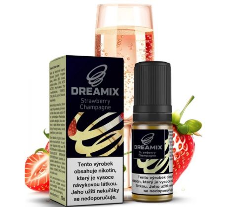 Liquid Dreamix - Jahoda se šampaňským (Strawberry Champagne) 10ml - 3mg