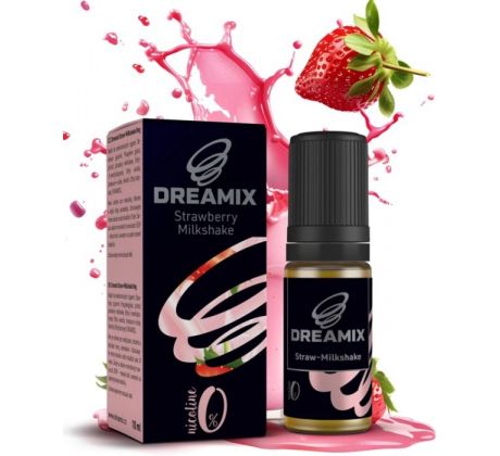 Liquid Dreamix - Jahodový milkshake (Straw Milkshake) 10ml - 0mg