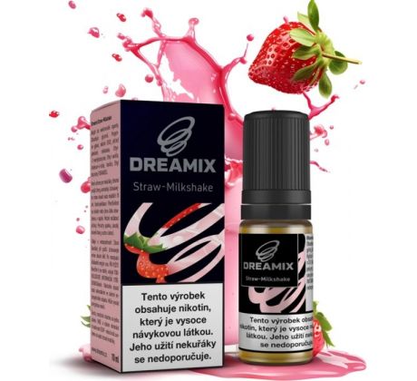 Liquid Dreamix - Jahodový milkshake (Straw Milkshake) 10ml - 6mg