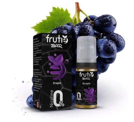 Liquid Frutie BAR Juice - Hroznové víno (Grapie) 10ml - 0mg